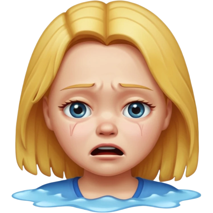 Girl name chucky crying and flooding the place emoji
