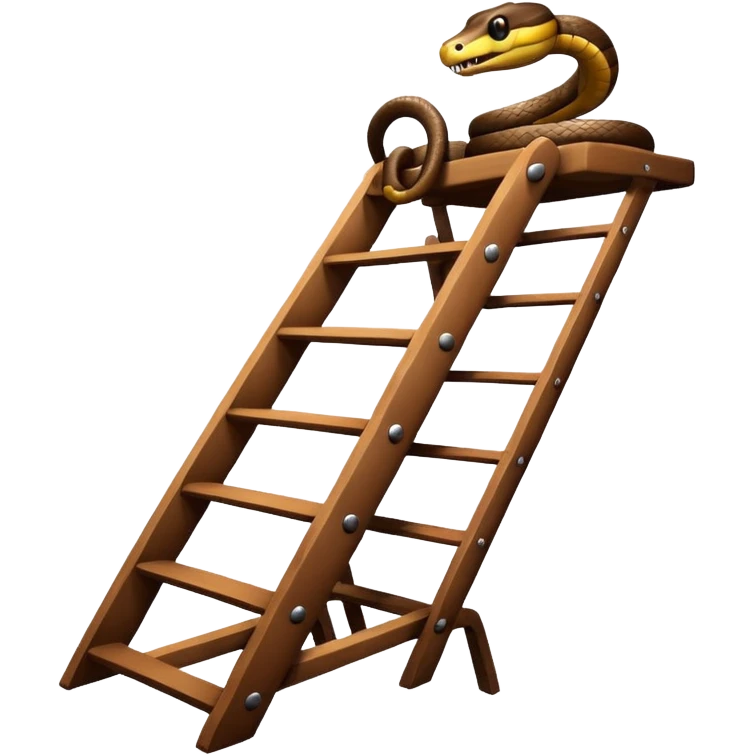 snake on a ladder emoji