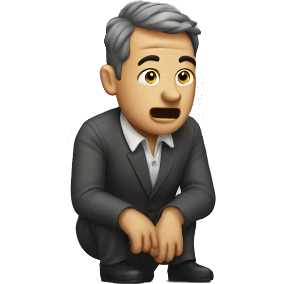 man farting emoji