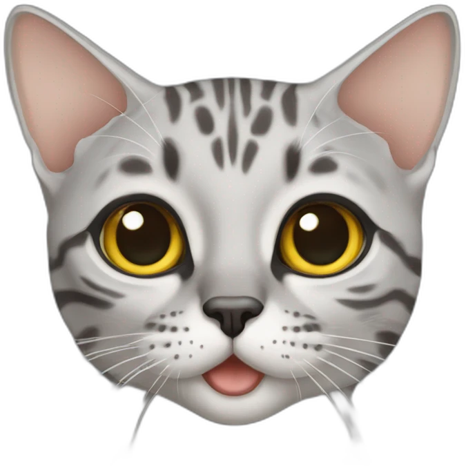 Egyptian Mau cat emoji