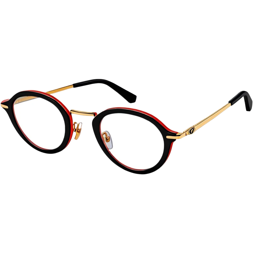 Cartier glasses, luxury eyewear emoji