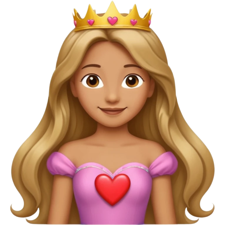 Corazón animal princesa emoji