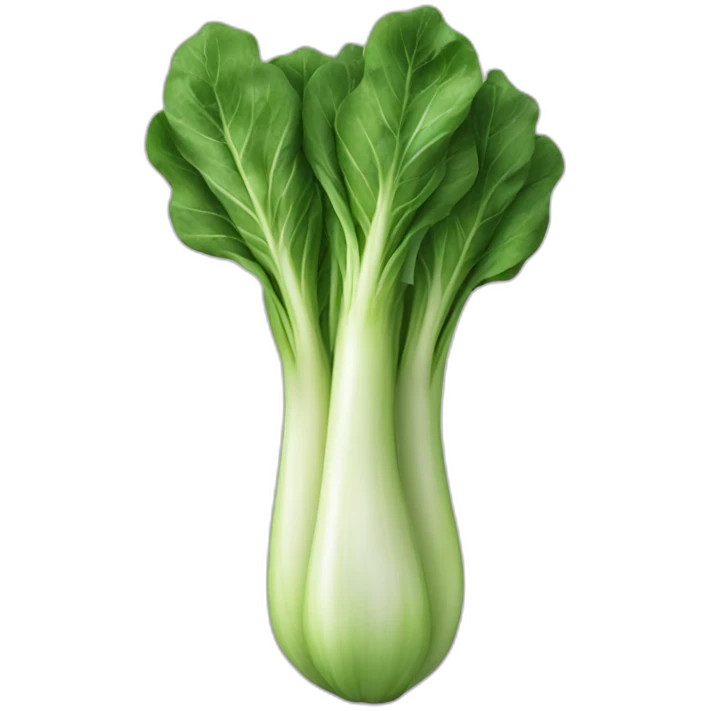 Smiling bokchoy emoji