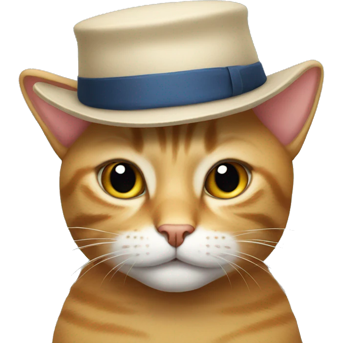 cat with a hat emoji