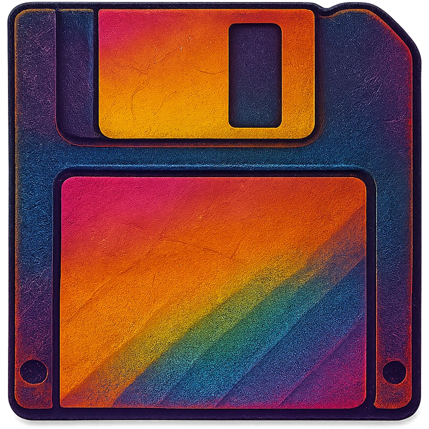a floppy disk emoji