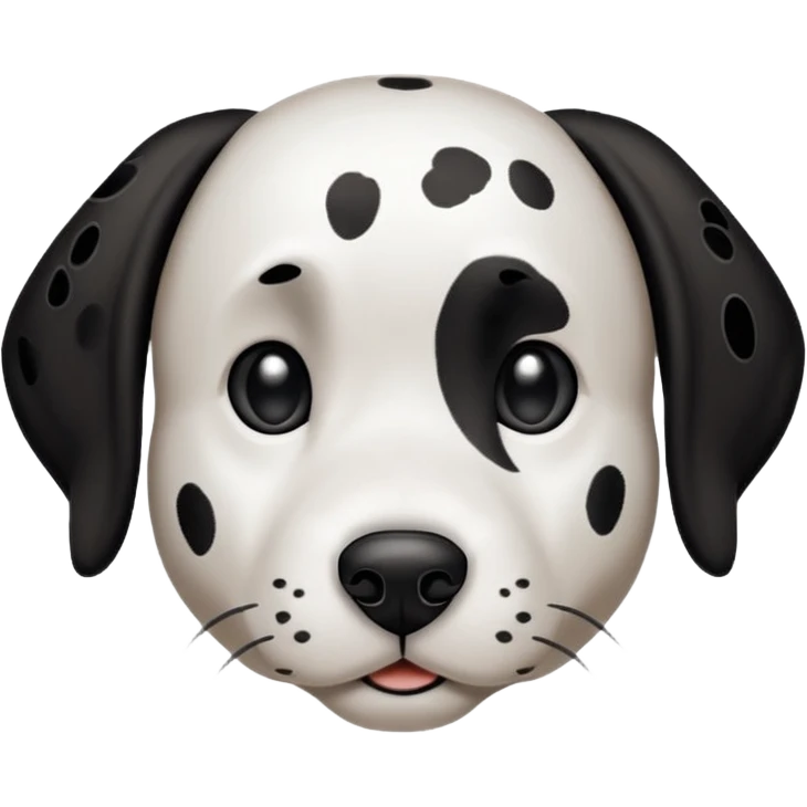 Faire une dalmatienne elegante, fine emoji