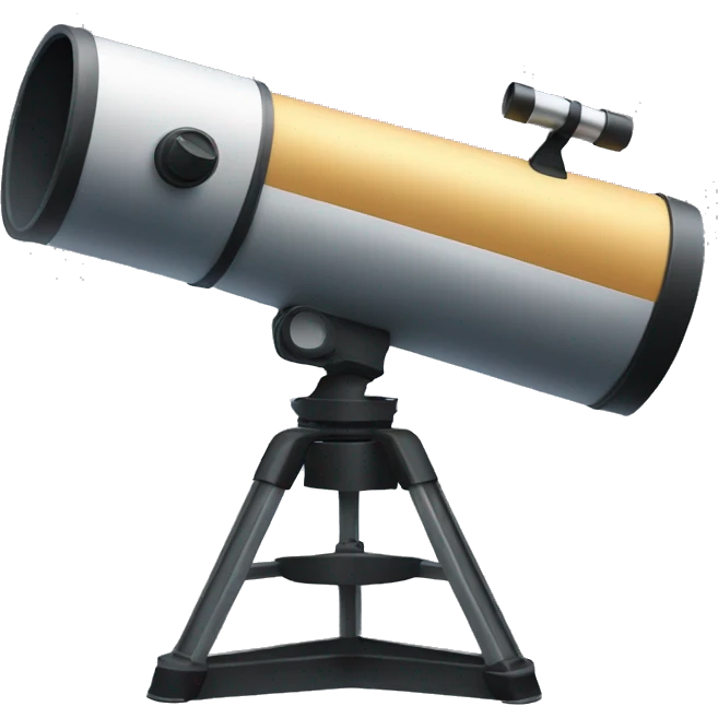 telescope looking into space emoji