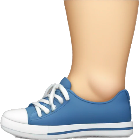 Swollen ankle emoji