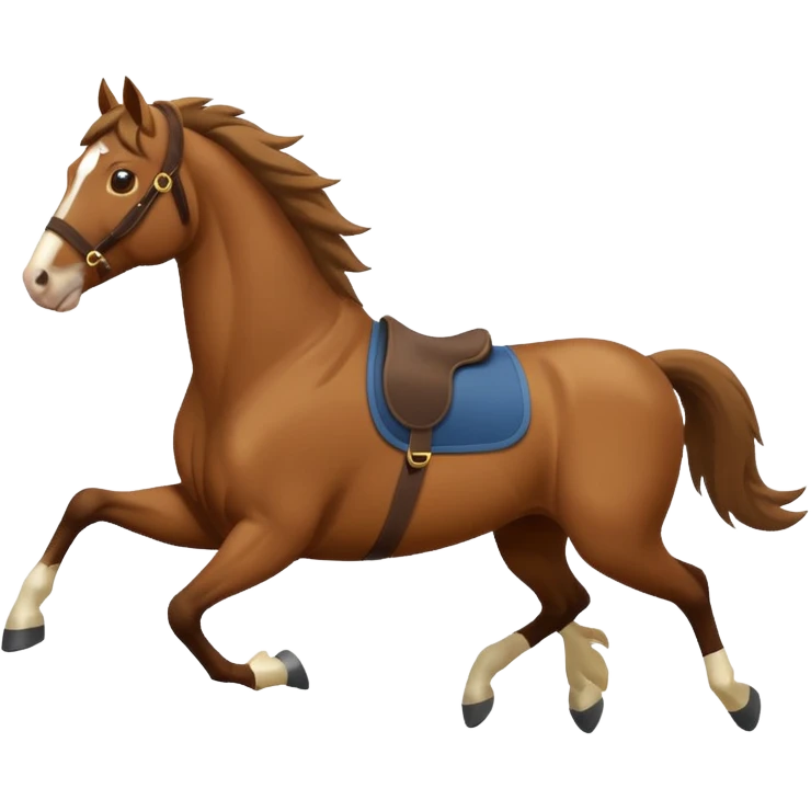 horse running emoji