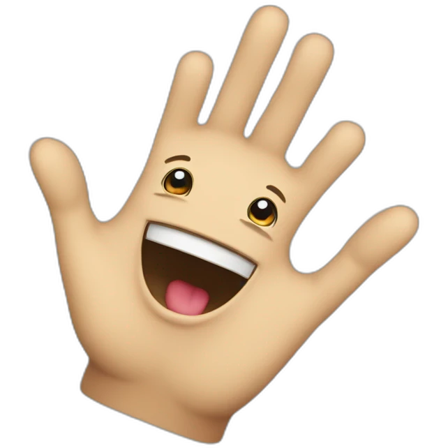 suprised with hands up mouth open emoji