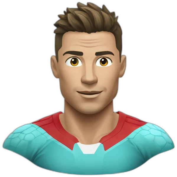 ronaldo buvant de l'eau emoji