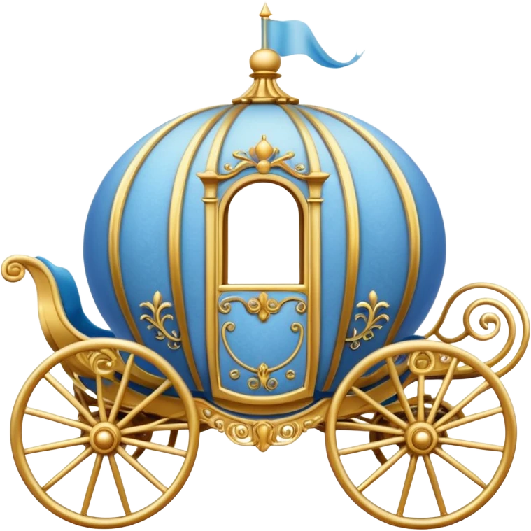 Cinderella round carriage emoji