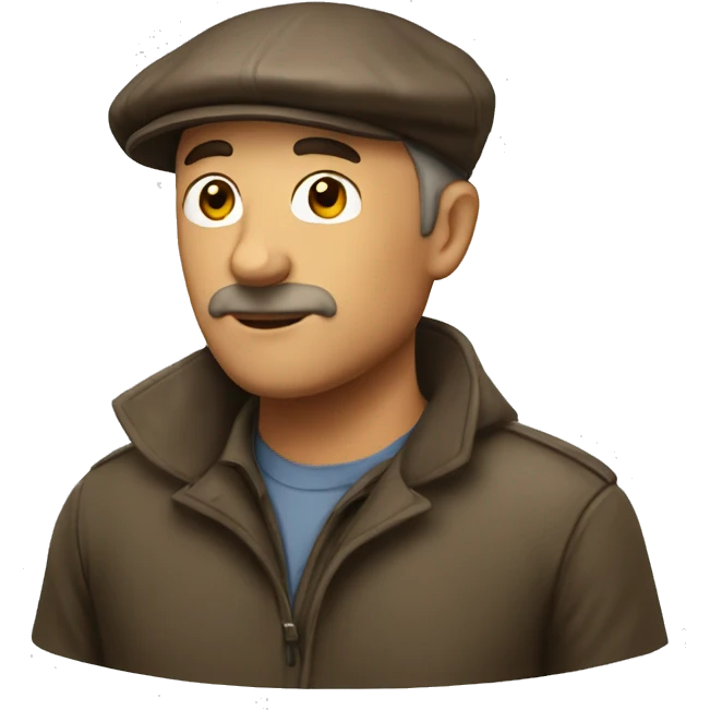 Flat cap geezer emoji