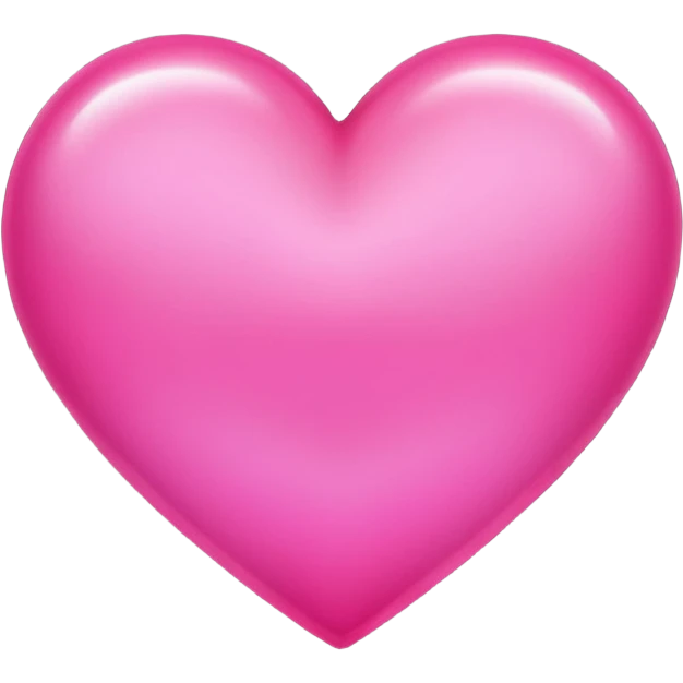 A glowing pink heart. Make it glow like crazy. Very bright and intense emoji