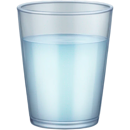 Glass cup with vinegar  emoji