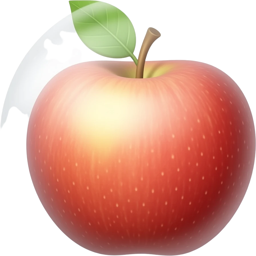 Foggy apple emoji emoji