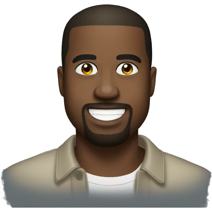 Kanye West smiling emoji