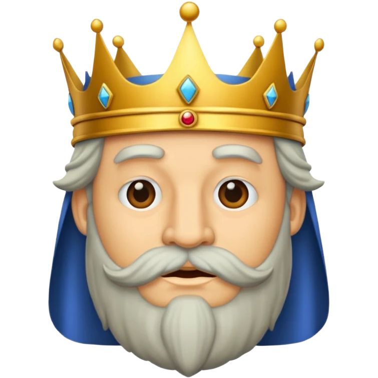 old king, emoji