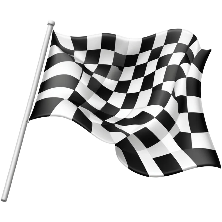 checkered racing flag emoji