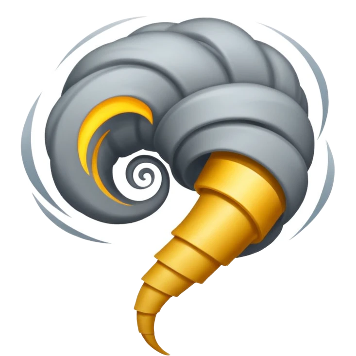 tornado wind symbol emoji