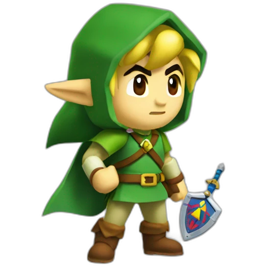 Link from legend of zelda emoji