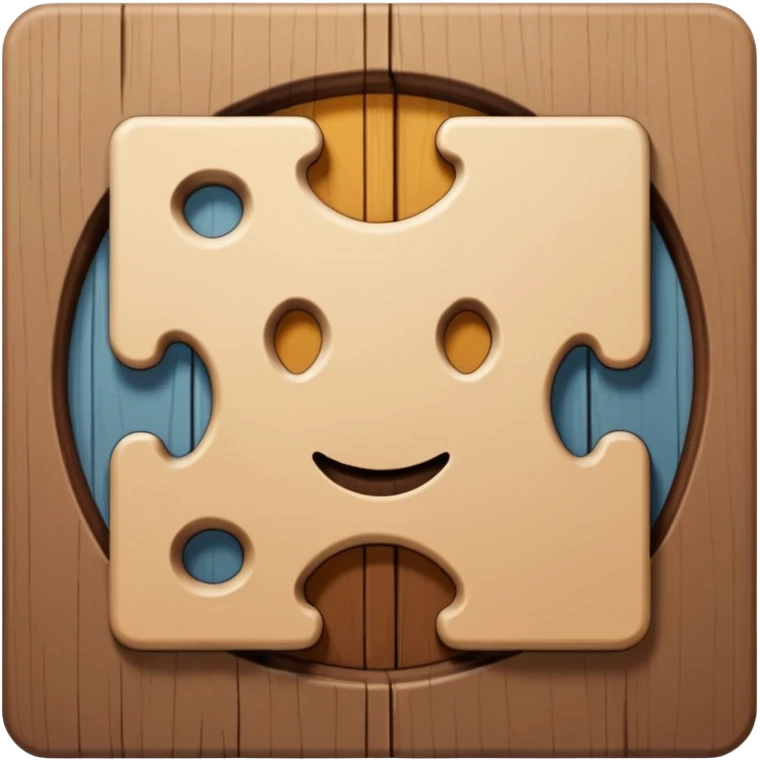 a square puzzle piece above a circular puzzle hole emoji