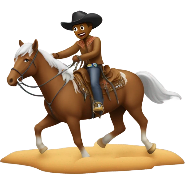 Cowboy on horse  emoji