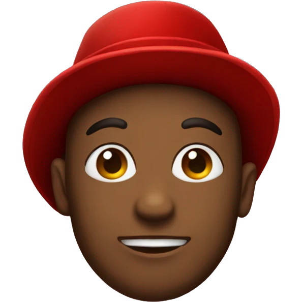 Velvet red hat emoji