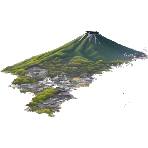 Cherry Blossom with the view at Japan  emoji