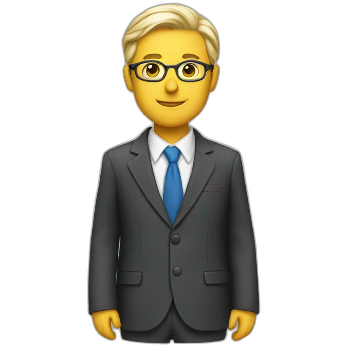 a wizard in business suit emoji