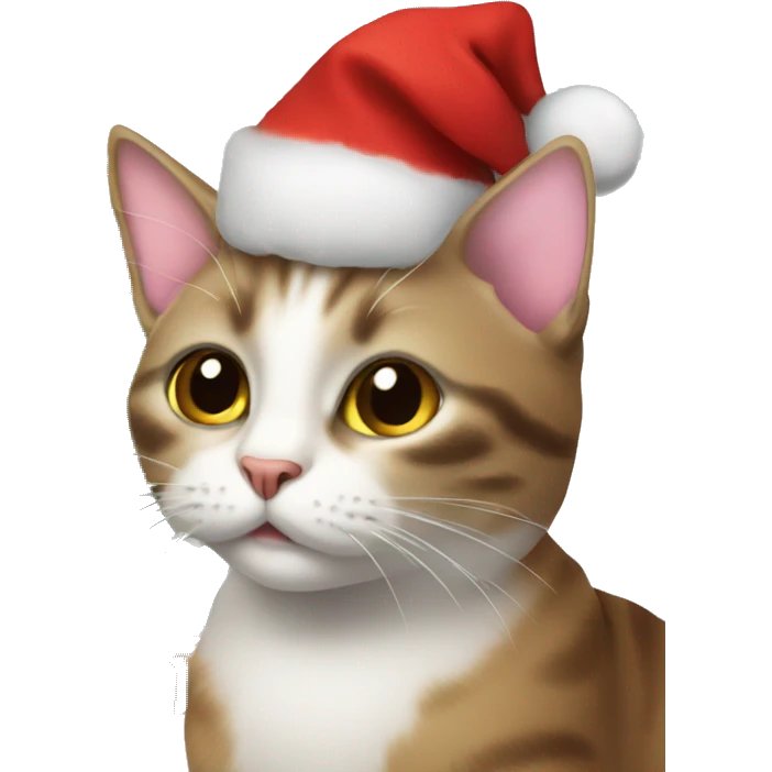 Christmas cat emoji