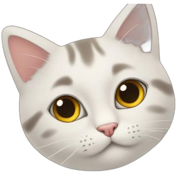 Un chat qui prend un autre chat emoji