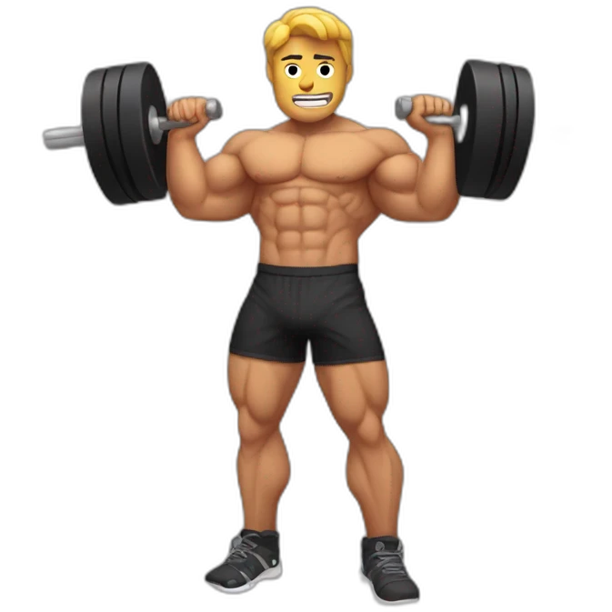 Muscle love emoji