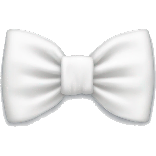 White bow emoji