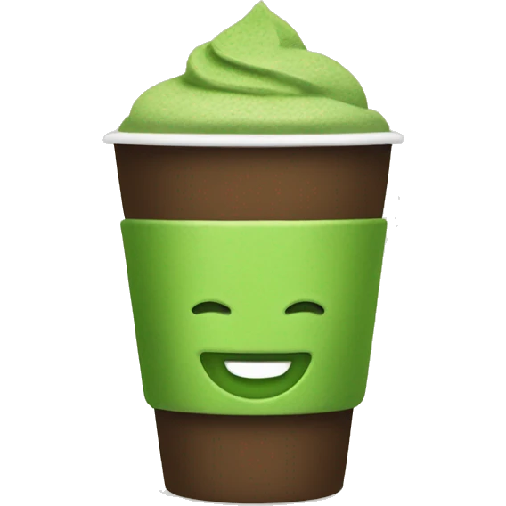 Matcha to go emoji