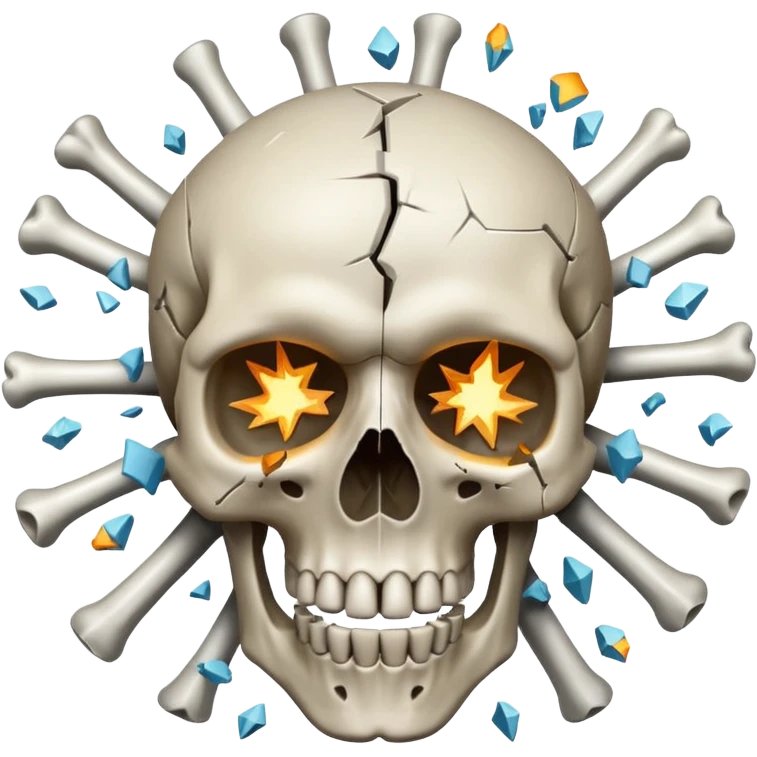 Un crâne qui explose emoji