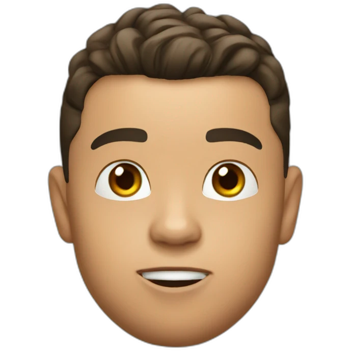 Ronaldo surprised  emoji