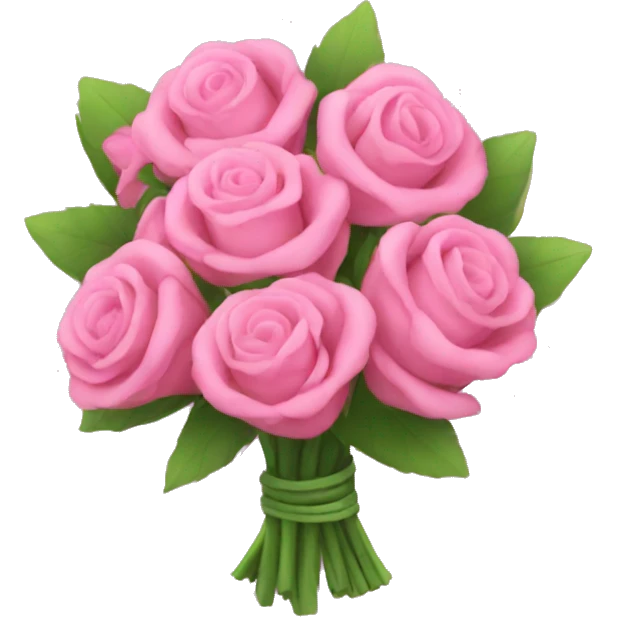 pink bouquet emoji