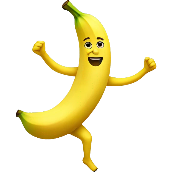 Dancing banana emoji