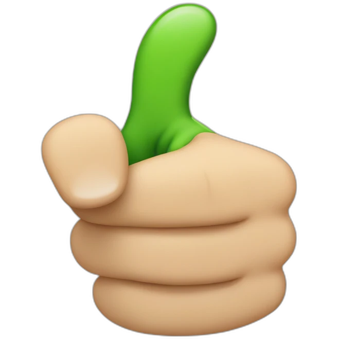Thumb up emoji