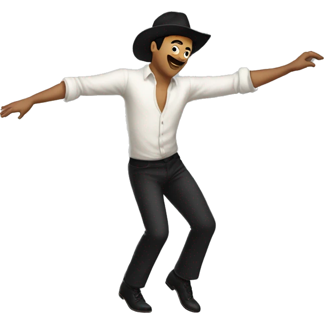 "Juan y Medio" dancing emoji