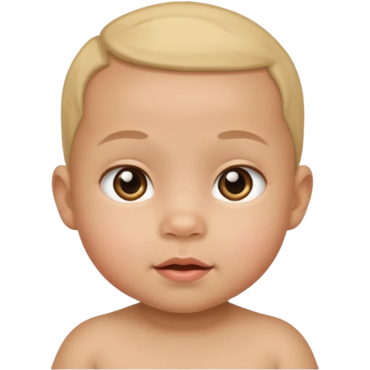 Indiozinho bebê meio branco emoji