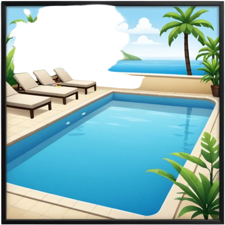 Hotel Pool  emoji