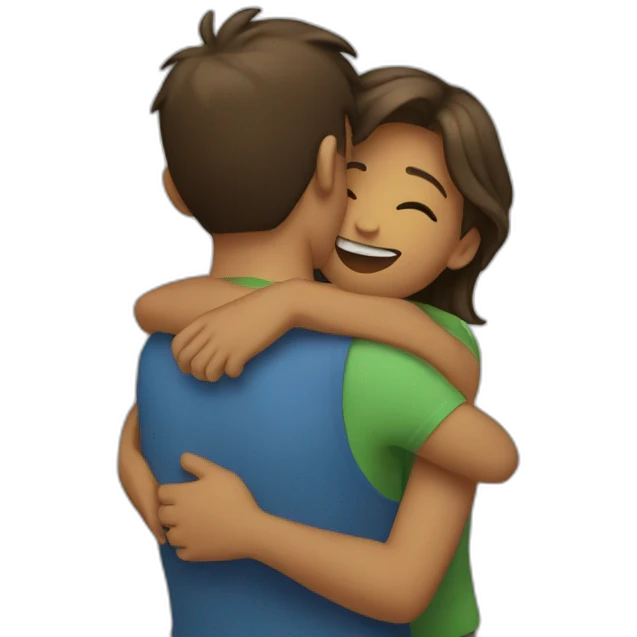 Hugging emoji