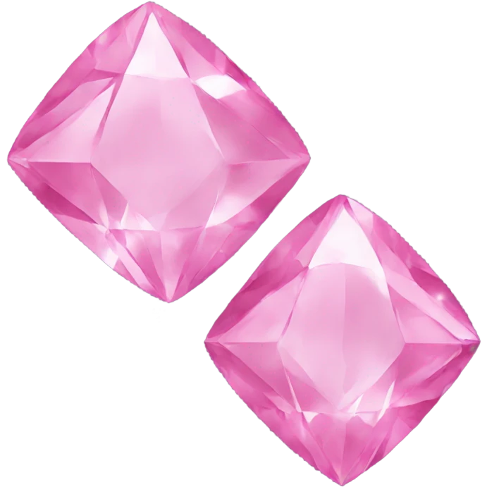 Pink diamond  emoji