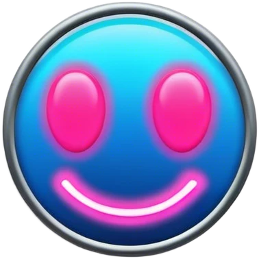 Neon aesthetic emoji