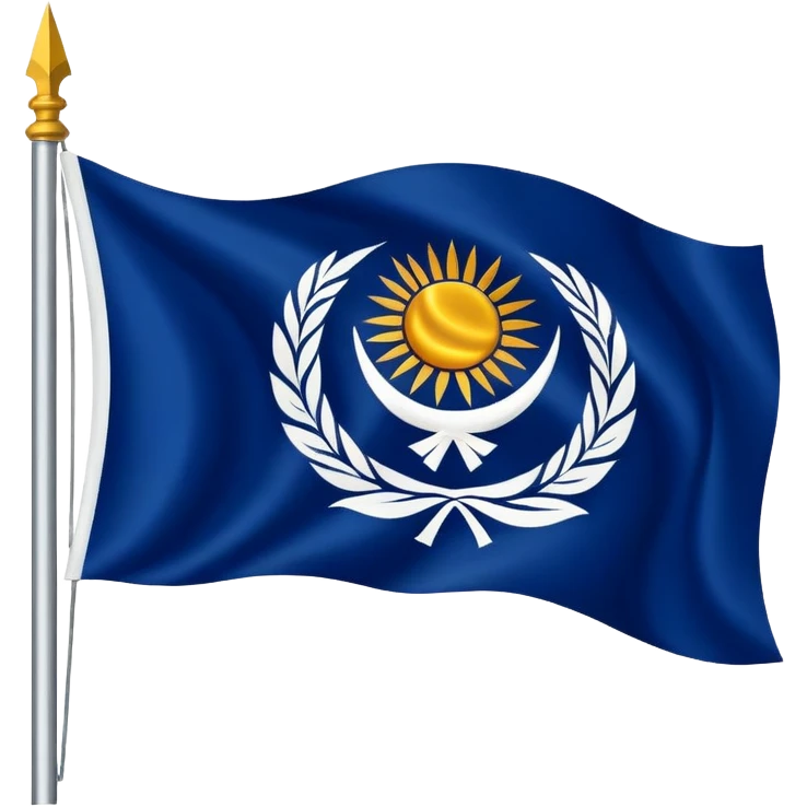 Jai Bheem flag , the dark blue flag with ashok chakra in middle emoji