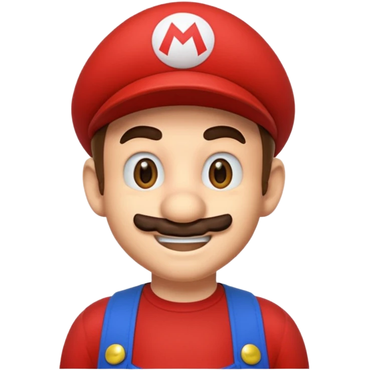 Super mario make the shirt red emoji
