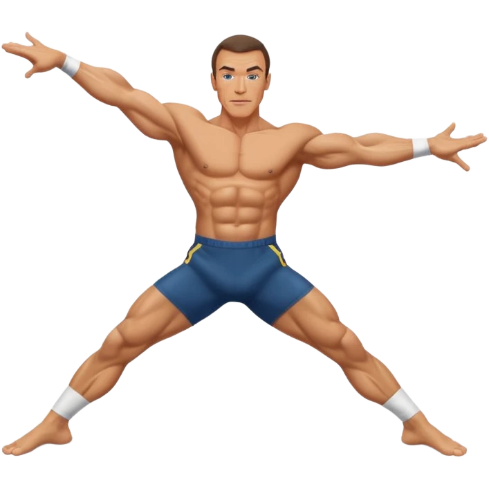 Van Damme splits emoji