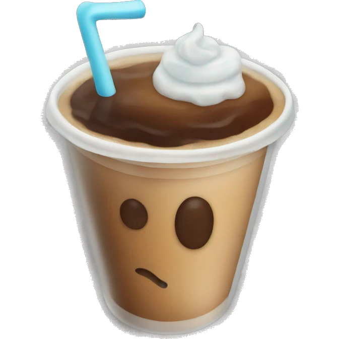 Iced coffee  emoji